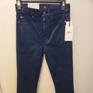 7 for man kind blue women Pants